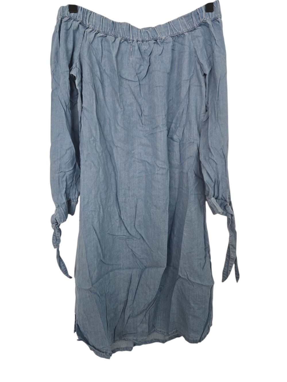 💙 SO Chambray Off Shoulder Tie Sleeve Dress XS💙 - Picture 5 of 5